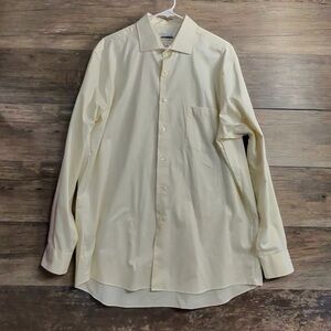 Van Heusen Cream Casual Button Down Shirt